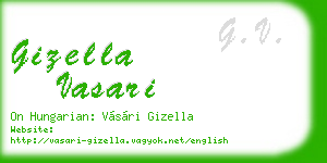 gizella vasari business card